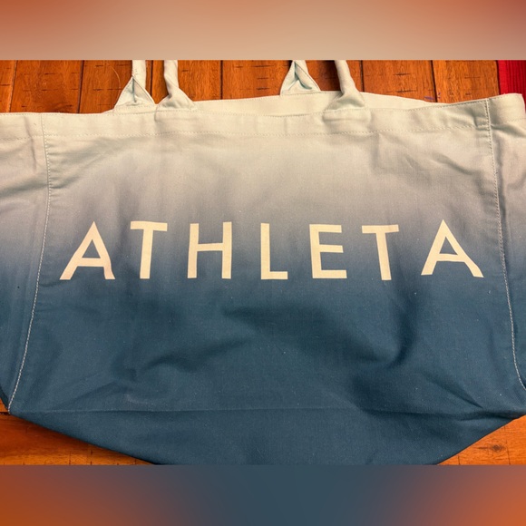Athleta Blue and White Ombre Tote - Picture 2 of 4
